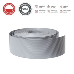 Taśma ogrodzeniowa 52mb Thermoplast CLASSIC LINE 9,5cm SZARA