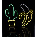 Neon LED-banan na pleksie do powieszenia na ściane 32x46cm