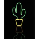 Neon LED-kaktus do powieszenia na ścianie 25x46,5cm
