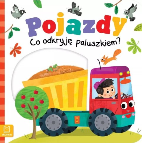 KSIĄŻKA RUCHOME OBRAZKI POJAZDY CO ODKRYJĘ PALCEM?