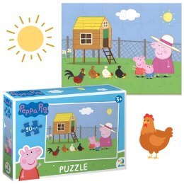 PUZZLE PEPPA PIG ŚWINKA PEPPA 30 ELEMENTÓW UROCZA UKŁADANKA DLA MALUCHÓW