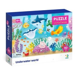 PUZZLE PODWODNY ŚWIAT 60 ELEMENTÓW UKŁADANKA DLA NAJMŁODSZYCH DZIECI