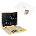 Tablica edukacyjna magnetyczna laptop litery cyfry ECOTOYS