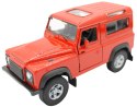 MODEL METALOWY AUTO WELLY Land Rover Defender 1:34