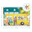 PUZZLE "GWAR OBOK AUTOBUSU" KOLOROWA I UROCZA UKŁADANKA 60 ELEMENTÓW