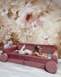 MeowBaby® Sofa dziecięca premium różowa