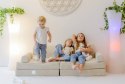 MeowBaby® Sztruksowa sofa dziecięca premium szara
